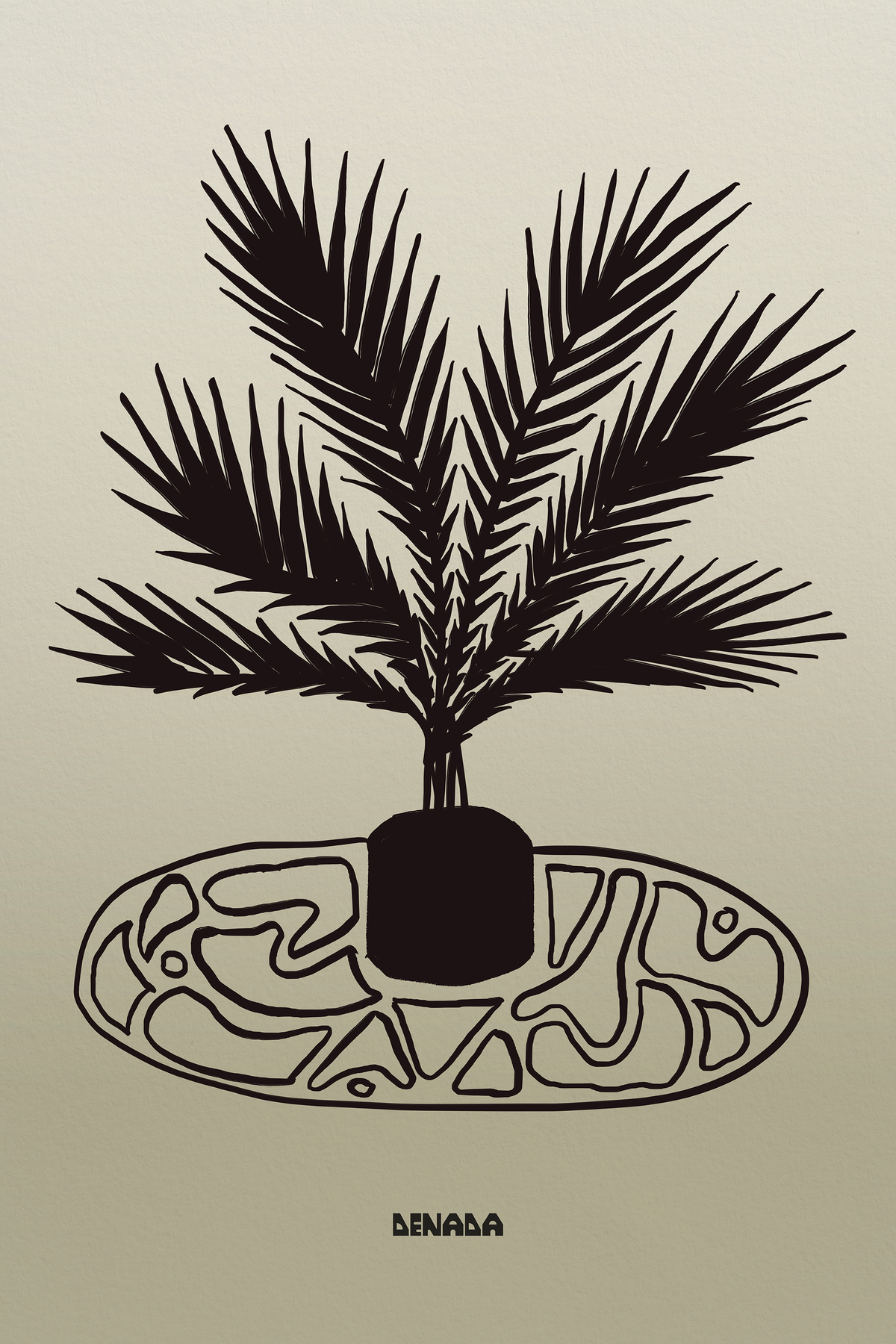 Plant And Rug